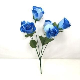 Blue Rosebud Bush 36cm