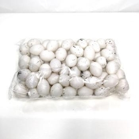 White Artificial Eggs 3cm x 100