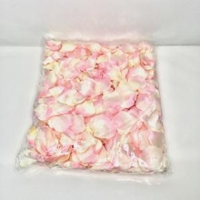 Pink Cream Rose Petals x 1000