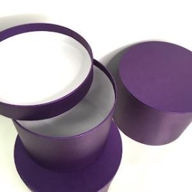 Purple Hat Box Set Of 3