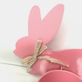 Pink Bunny Planter 23cm