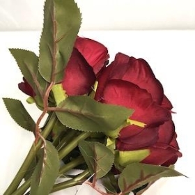 Burgundy Rose Bundle 31cm