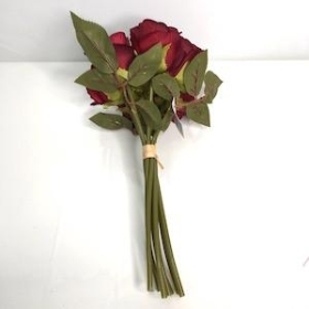 Burgundy Rose Bundle 31cm