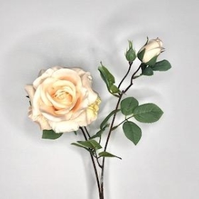 Cream Rose Spray 61cm