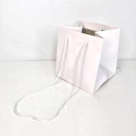 White Olympic Hand Tie Bags x 10