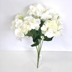 Ivory Hydrangea Bush 42cm