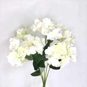 Ivory Hydrangea Bush 42cm