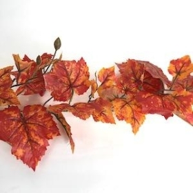 Orange Grape Ivy Garland 250cm