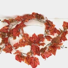 Orange Grape Ivy Garland 250cm