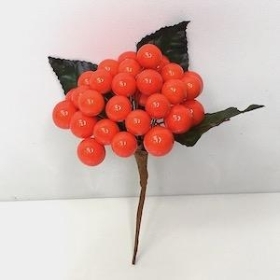 Orange Berry Cluster 12cm