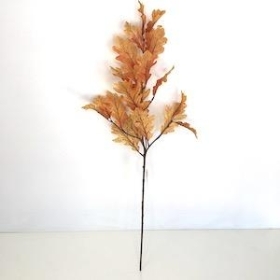 Orange Oak Leaf Spray 77cm