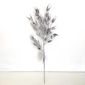 Silver Metallic Barley 40cm