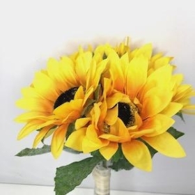 Yellow Sunflower Bundle 40cm