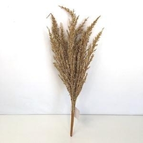 Gold Glitter Wheat Bush 37cm