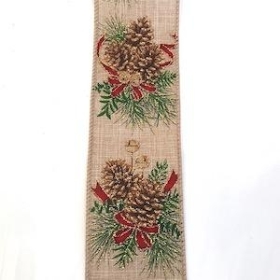 Pinecone And Spruce Ribbon 63mm