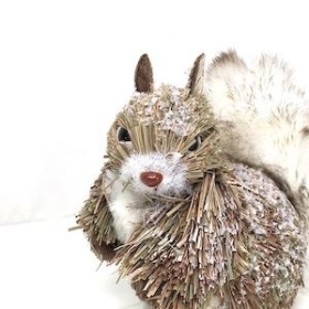 Snowy Squirrel Decoration 13cm