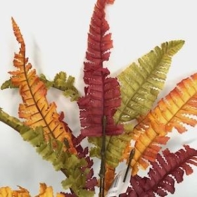 Autumn Fern Bush 38cm