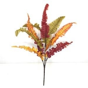 Autumn Fern Bush 38cm