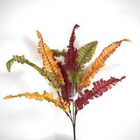 Autumn Fern Bush 38cm