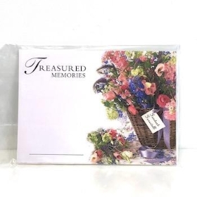Florist Cards Treasured Memories x 6 