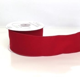 Red Velvet Ribbon 60mm