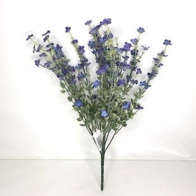 Blue Blossom And Foliage Bush 43cm