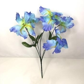 Light Blue Iris Bush 34cm