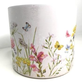 Spring Meadow Print Pot 12cm