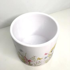 Spring Meadow Print Pot 12cm