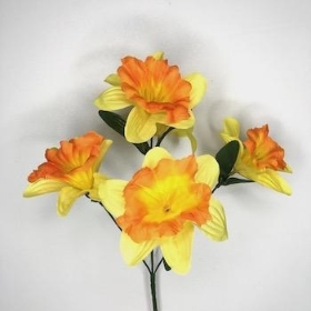 Yellow Orange Daffodil Bush 31cm