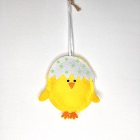 Hanging Easter Chick 12cm