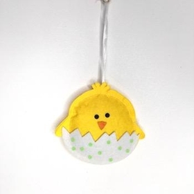 Hanging Easter Chick 12cm