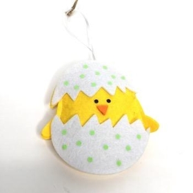 Hanging Easter Chick 12cm