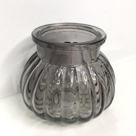 Grey Bubble Vase 9cm