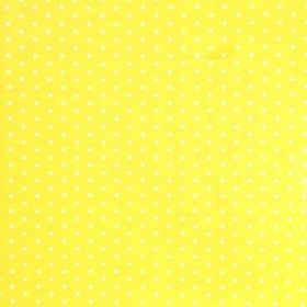 Yellow White Dot Cellophane 80m