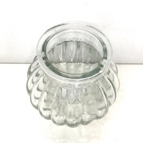 Clear Bubble Vase 9cm