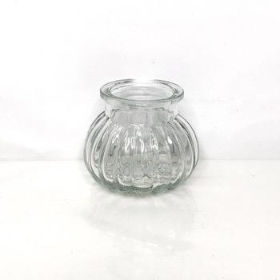 Clear Bubble Vase 9cm