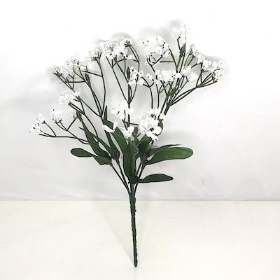 48 x White Gyp Bush 32cm