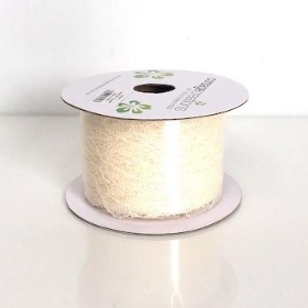 Cream Lace Ribbon 50mm