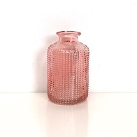 Pink Dimple Vase 10cm