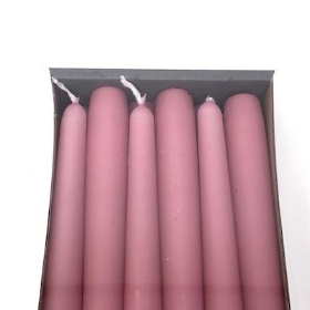 Antique Pink Tapered Candle x 12