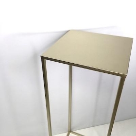 Gold Medium Square Stand 70cm