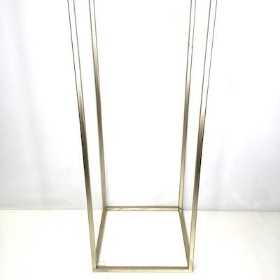 Gold Medium Square Stand 70cm