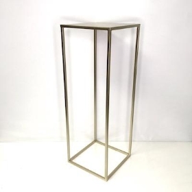 Gold Medium Square Stand 70cm