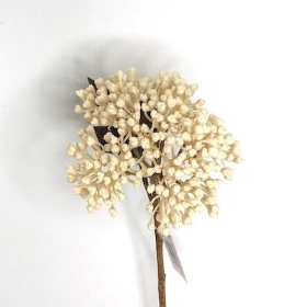 Ivory Hydrangea Berry 38cm