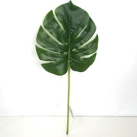 Green Split Philodendron Leaf 50cm