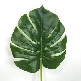 Green Split Philodendron Leaf 50cm
