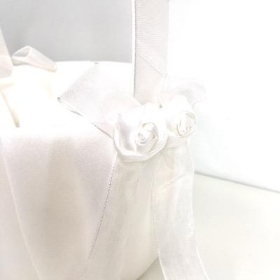 Ivory Flower Girl Bag 22cm