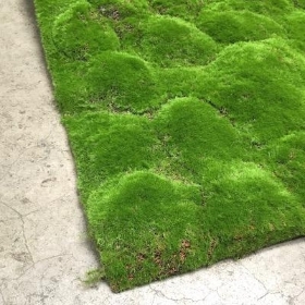 Green Artificial Moss Tile 100cm