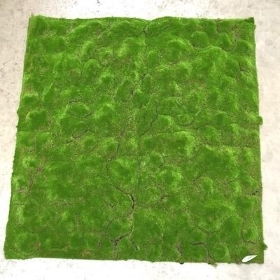 Green Artificial Moss Tile 100cm